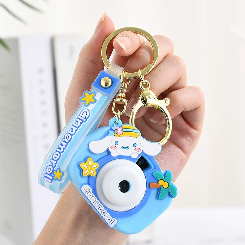 Sanrio, оригинальный мультяшный брелок, для автомобильных ключей, подвеска, аксессуар, высококачественный стиль
