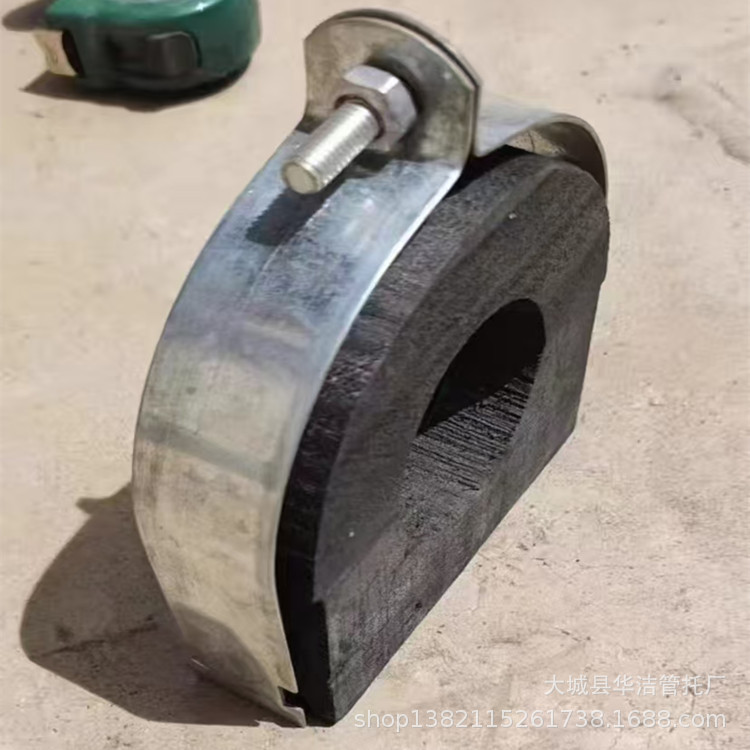 橡塑保温木托管道保温支架空调木托方圆保冷水管木托卡箍木支托