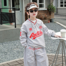 男童春款套装2025春秋新款儿童美式复古工装风两件套洋气休闲潮范