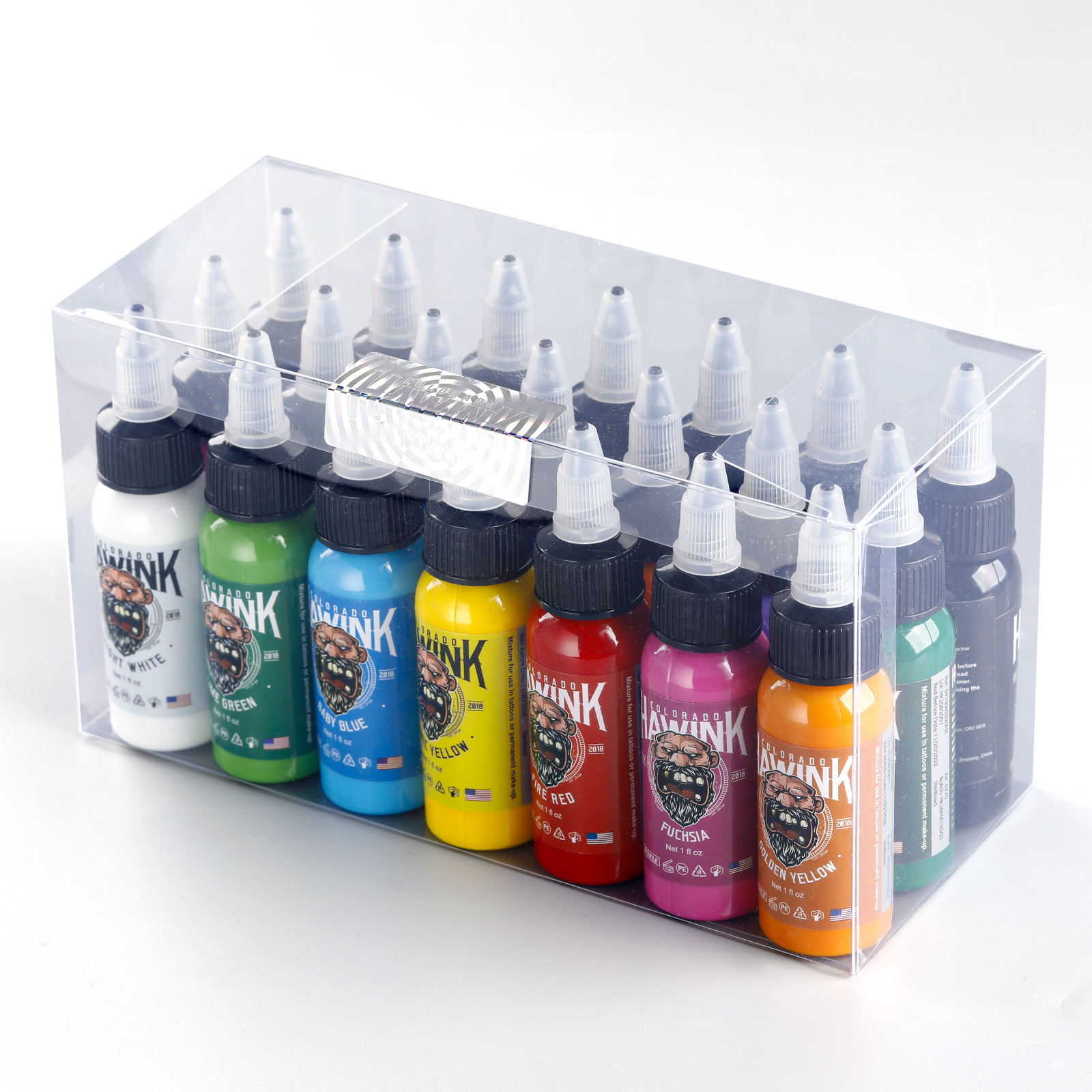 Hawink Tattoo Tinture Set 30ml Tintura de tatuaje REACH Color Tattoo Ink Set Equipos de tatuaje