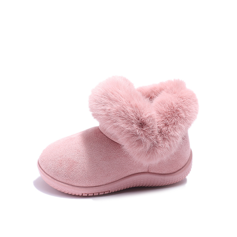 Kinderschneestiefel 2023 Winter Neue Mode Herren- und Damenbabys 0-3 Jahre alt Plüsch verdickte warme weiche Sohle_voghion.com