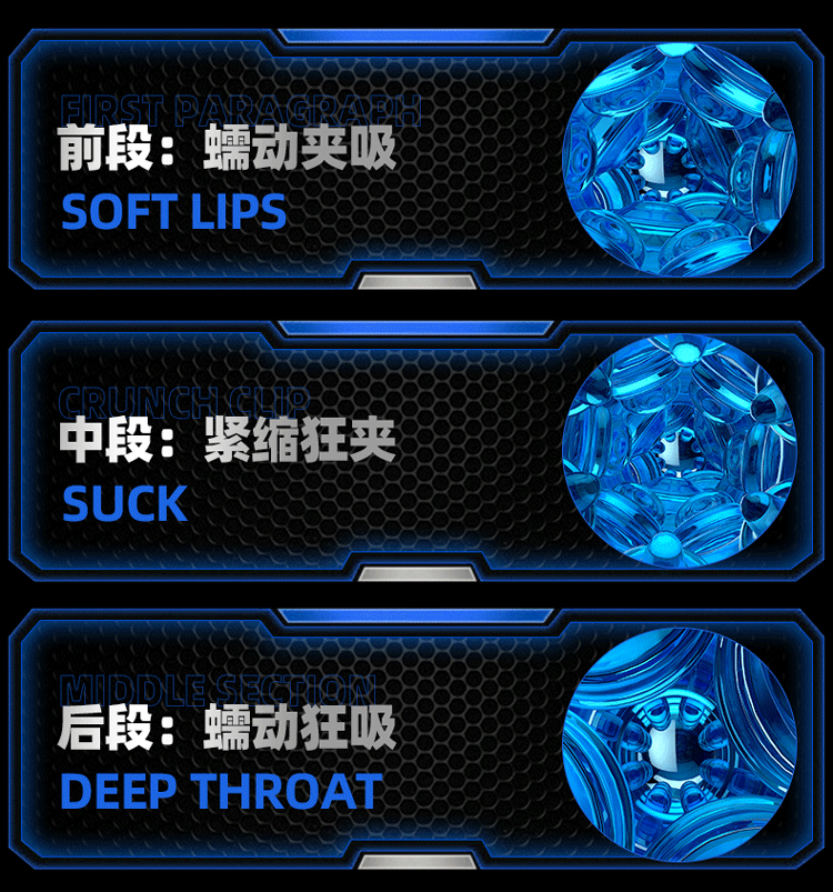 Bluetooth Suction Masturbator Cup for Men with Manual Squeeze Control and TPE Sleeve — detail image 12