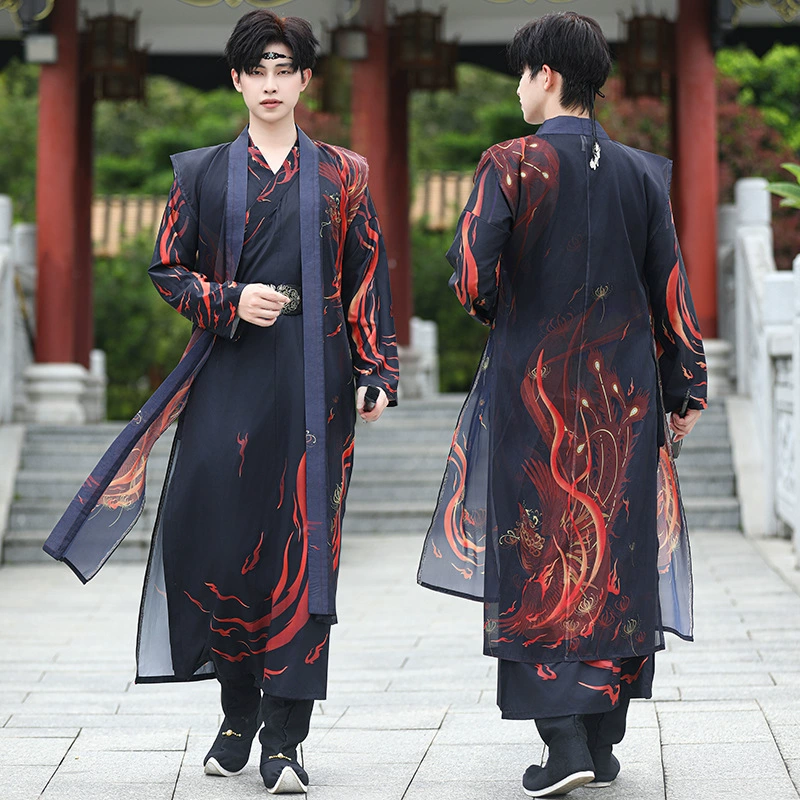 Подлинный оригинальный новый Hanfu Phoenix China Fengxian Yixian красивый и властный сын боевых искусств