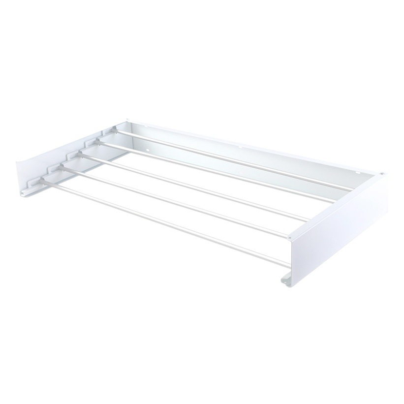 Toallero oculto retráctil para baño, diseño plegable, instalación en pared