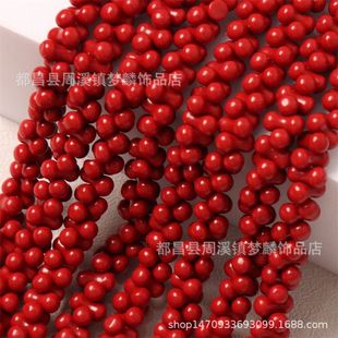 3x6/4x8mm��ɺ��������ۉ�ʯ�tɫ���^DIY����ɢ����Ʒ���l