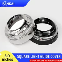Трансграничная 3.0inch световодная встроенная декоративная крышка, модифицированный автомобильный светодиодный ангельский глаз, дневные ходовые огни, модификация и обновление фар