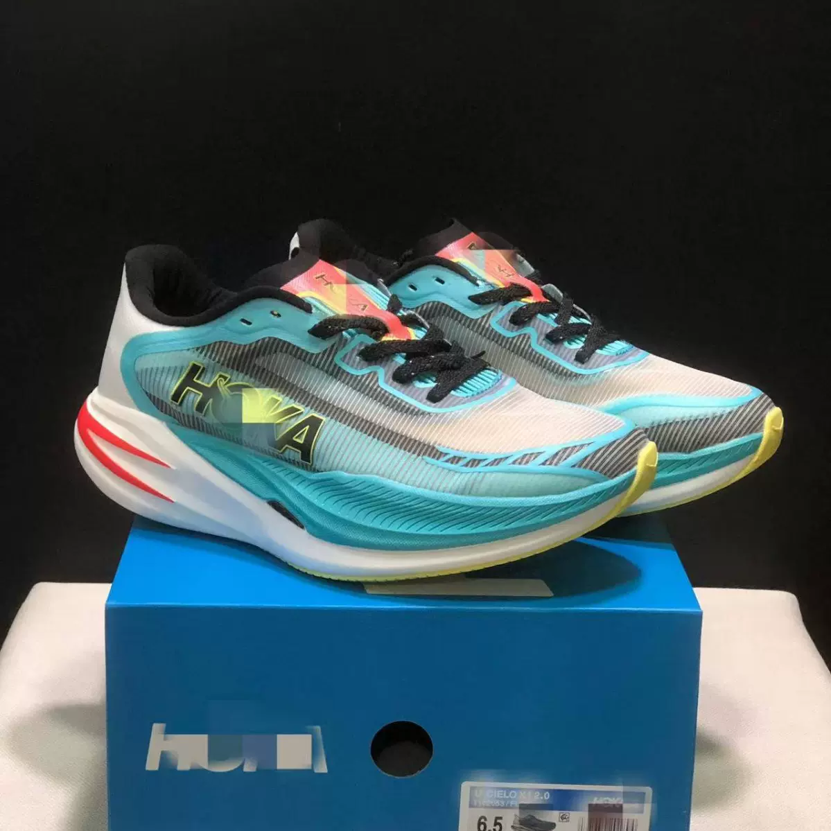 跨境专供红卡运动鞋HOKA Cielo X1 2.0男女款缓震竞速情侣跑步鞋