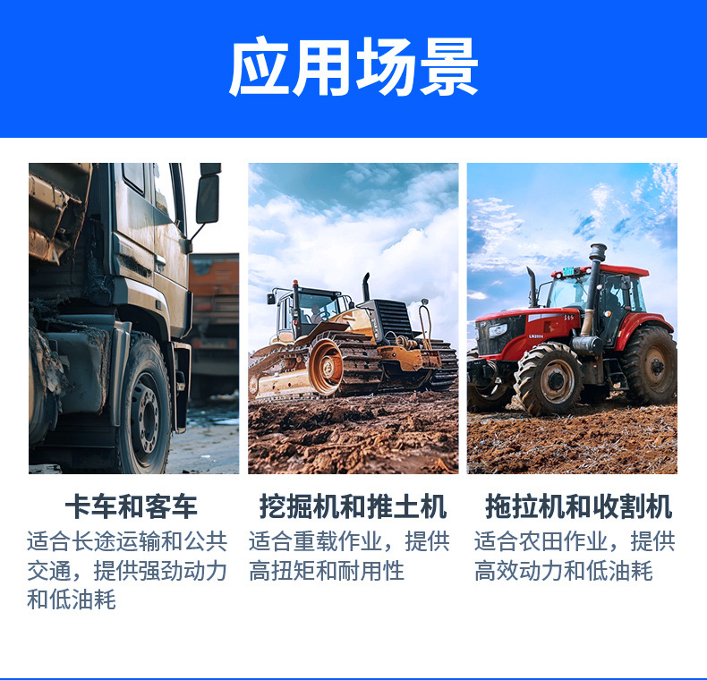 Foreign Trade Yuchai Water-Cooled Single-Cylinder Diesel Engine 12/15/18 Horsepower Small Tractor Electric Start Water-Cooled Diesel Engine