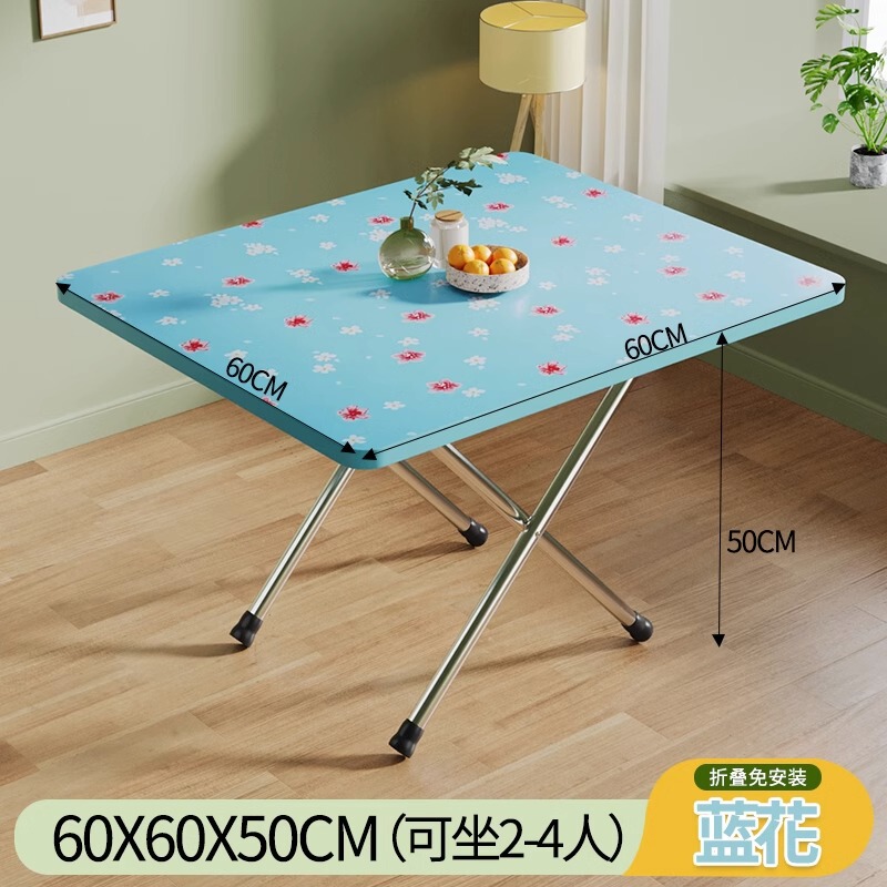 折りたたみ式テーブル食卓家庭用小戸型食事テーブルレンタルハウス簡易小テーブル長方形屋台|undefined