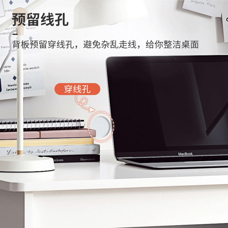 Nórdico escritorio estantería integrado con estantería hogar dormitorio escritorio de la computadora escritorio dormitorio estudiante aprendizaje mesa de escritura