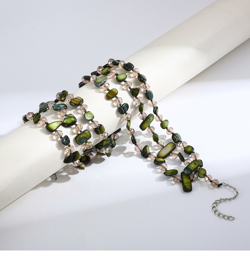 105g Weight Necklace Classification Shell Chain Material Beaded Chain Chain Type 1 Piece Quantity Holiday, Travel Occasion Shell Material Geometric Pattern Women's Gender Vacation, Simple Style Style Vacation Simple Style Geometric Shell Beaded Chain Beaded Necklaces Wholesale 7