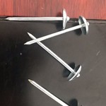 瓦楞钉直杆镀锌石棉瓦 彩钢瓦工厂直发大盖帽大头圆头钢钉螺纹伞