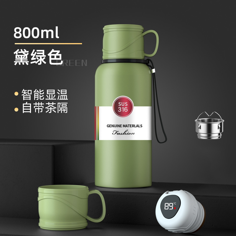 진한 녹색 온도 표시 800ml