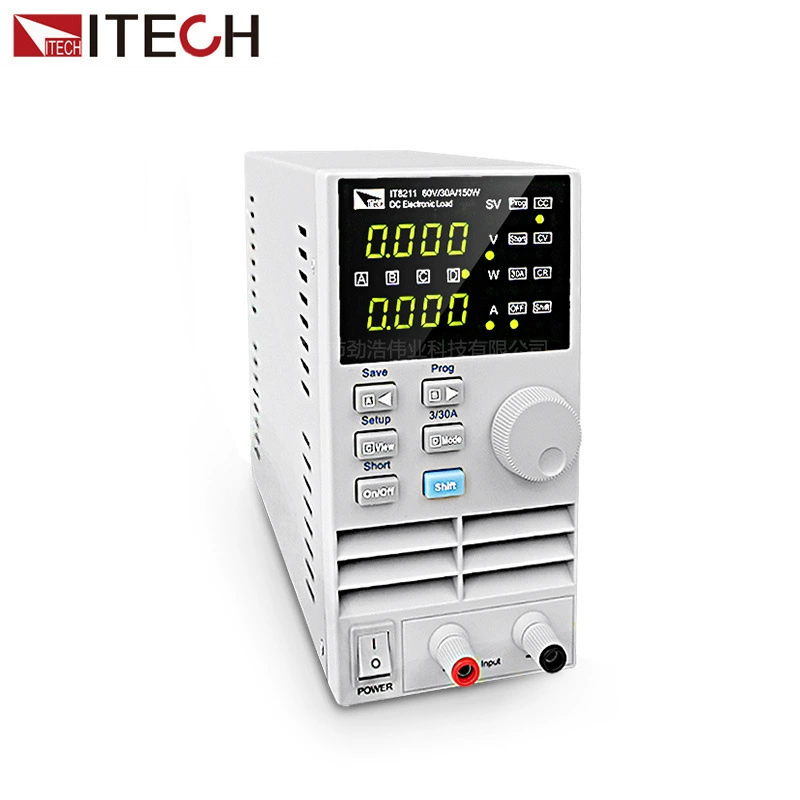 ITECH IT8211 Цифровой тестер нагрузки постоянного тока с ЧПУ/связью 150 Вт/60 В 30 А, высокая точность