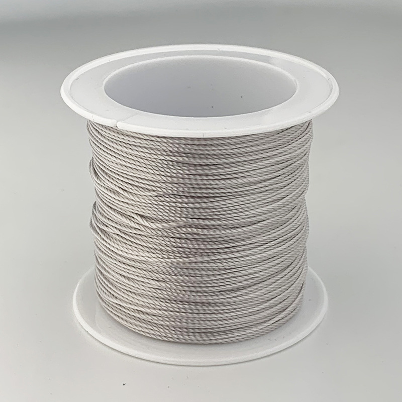 12 hilos de alambre trenzado hilo rojo hilo de color Morandi cuerda trenzada collar cuerda cuerda trenzada a mano material de bricolaje