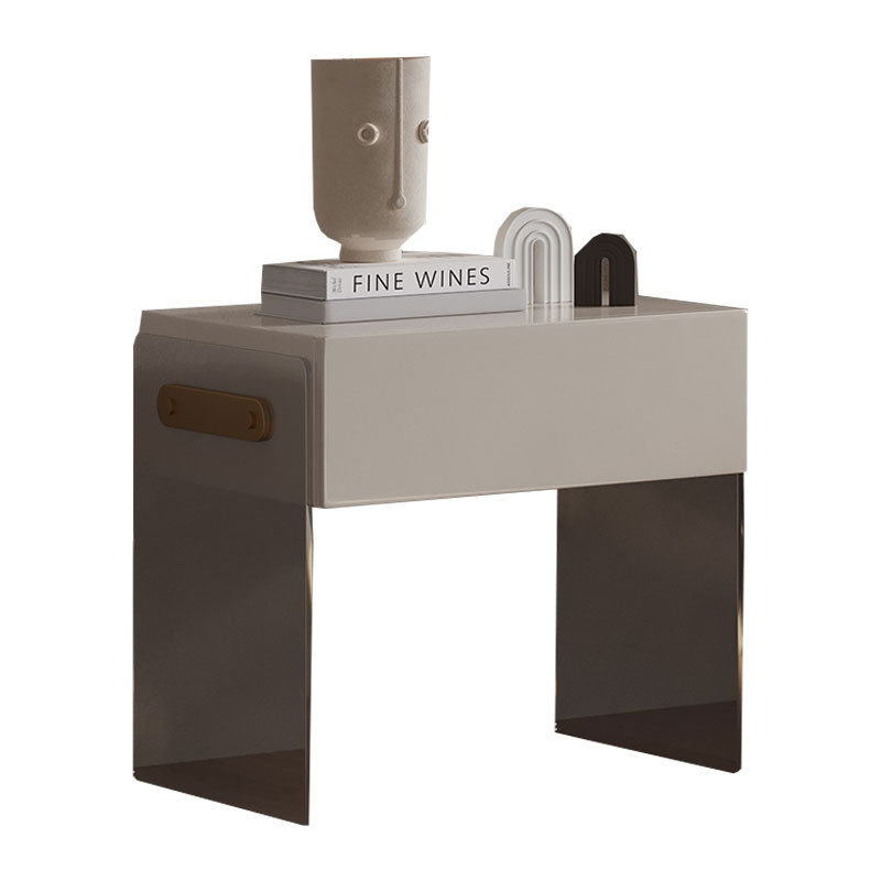 Suspendido mesita de noche de acrílico moderno diseñador minimalista en línea rojo creativo colgante cama de almacenamiento gabinete lateral ventas directas de la fábrica