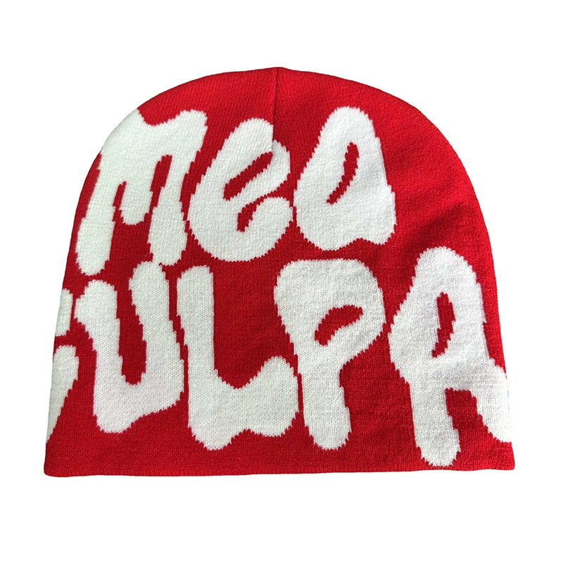 knitted winter beanie, woolen hip-hop style, unisex warm hat, multiple color patterns