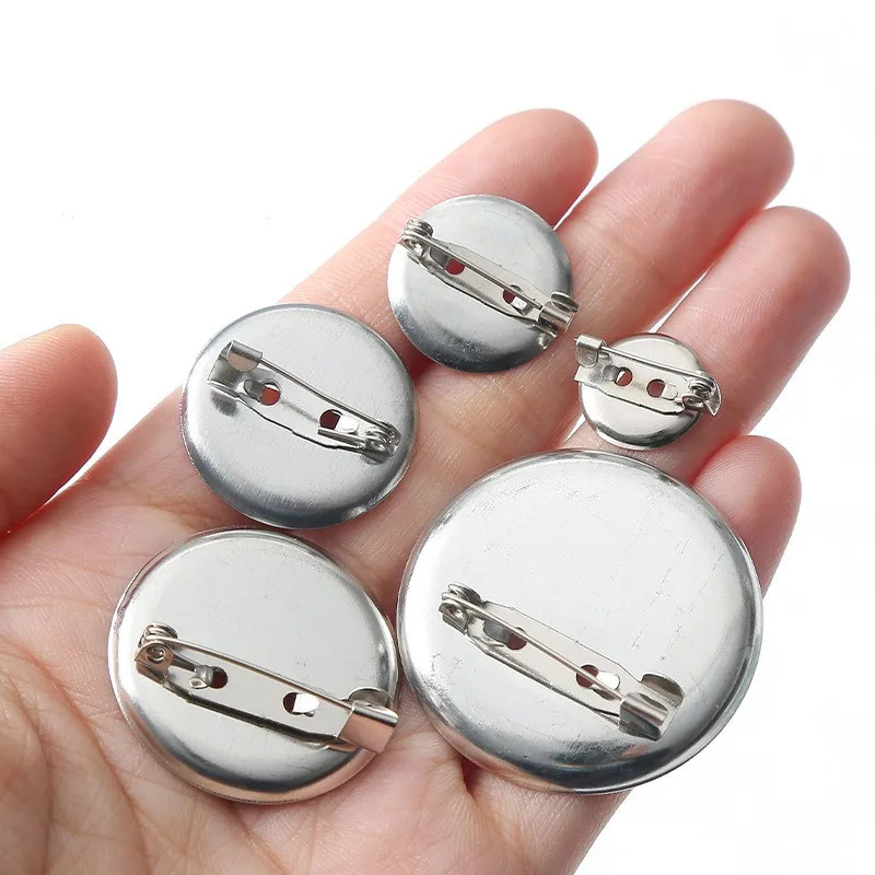 DIY Accessories Brooch Tray Badge Base Material with Disc Pin Base Handmade Corsage Collar Pin DIY Accessories Brooch Tray Badge Base Material with Disc Pin Base Handmade Corsage Collar Pin