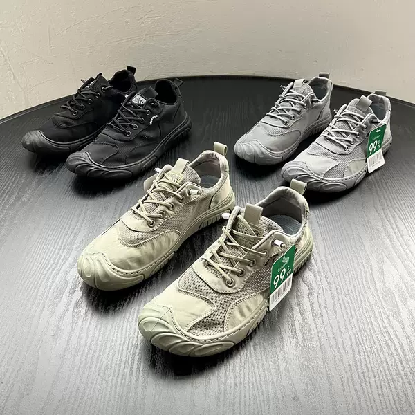 European and American Orders! Super Comfortable on the Feet! Summer Men's Export Outdoor Soft-Soled Breathable Lace-Up Umbrella Cloth Casual Shoes