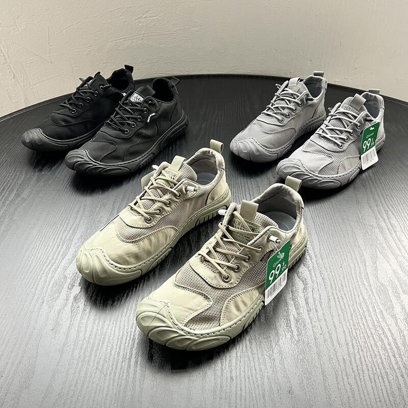European and American Orders! Super Comfortable on the Feet! Summer Men's Export Outdoor Soft-Soled Breathable Lace-Up Umbrella Cloth Casual Shoes European and American Orders! Super Comfortable on the Feet! Summer Men's Export Outdoor Soft-Soled Breathable Lace-Up Umbrella Cloth Casual Shoes