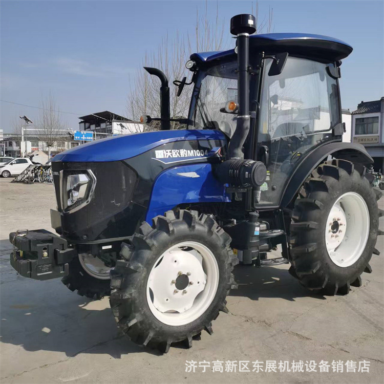 雷沃农用100马力拖拉机 四轮拖拉机 旋耕犁地农用四驱拖拉机