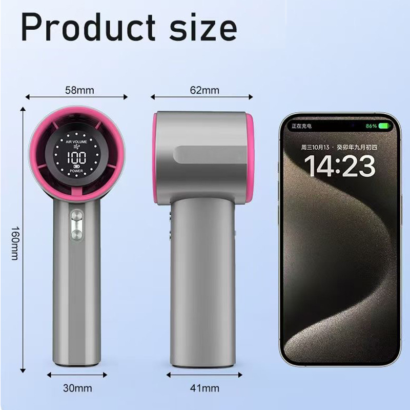 東南アジアの国境を越えた人気の高速ハンドヘルドファン USB ミニポータブル充電タービンポータブル小型ファン|undefined