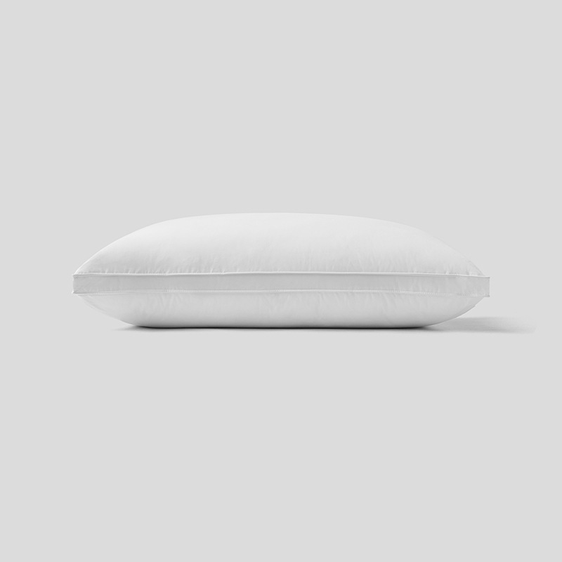 Hotel estrella almohada almohada de plumón almohada de algodón núcleo de almohada de alto resorte no colapsar almohada de cuello para dormir almohada de altura media y baja