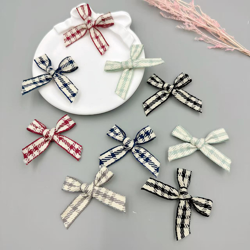 In-Stock Pure Cotton Handmade Bow Intimates Leggings Clothing Accessories Jewelry Hair Accessories Sweater Shoe Flower Decoration