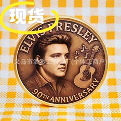 クロスボーダー エルヴィス・プレスリー 90周年記念コイン エルヴィス・プレスリー 90周年記念コイン