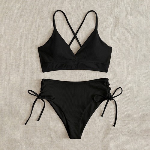 2025 Independent Online Store: European & American-Style Strappy Bikini – Women's High-End, Sexy Swimsuit