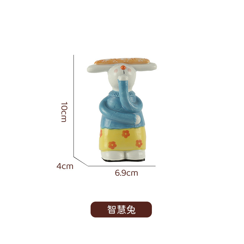 景德镇创意陶瓷家居摆件桌面装饰品电视柜入户玄关摆件卡通玩偶|undefined
