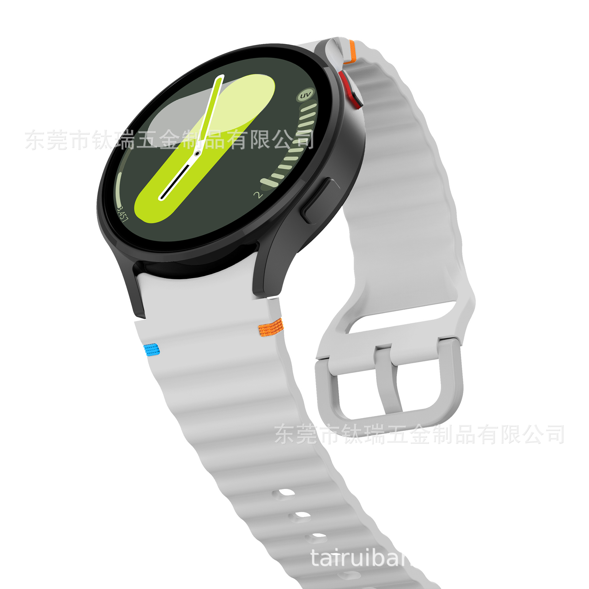 Applicable to the official Galaxy watchFE/6/5/4 with wavy seam silicone strap of Samsung Watch 7 undefined