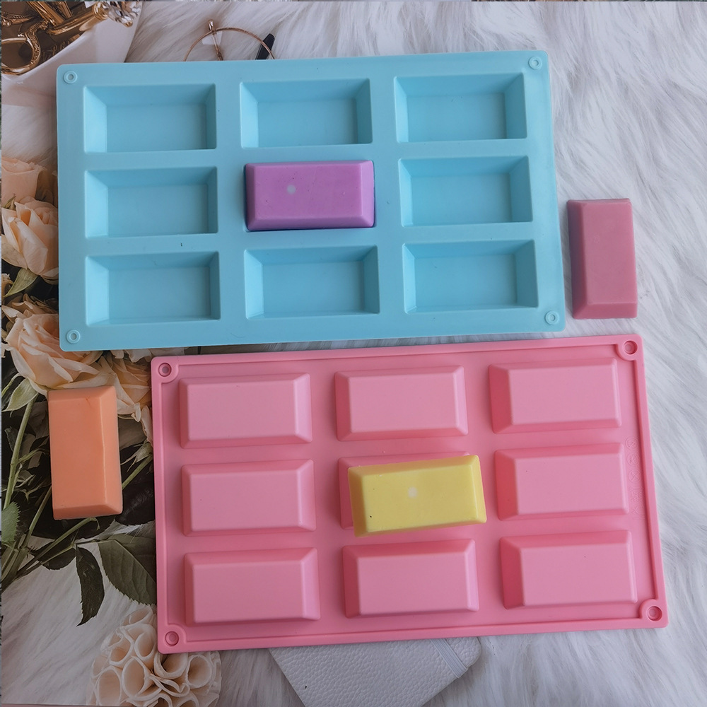 9 Lian Fei Nan Nieve 115 molde de silicona pastel helado pudín molde de postre jabón utensilios