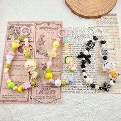 手机链dimoo改娃pop包包挂件钥匙扣挂饰防丢串珠diyccd相机挂件