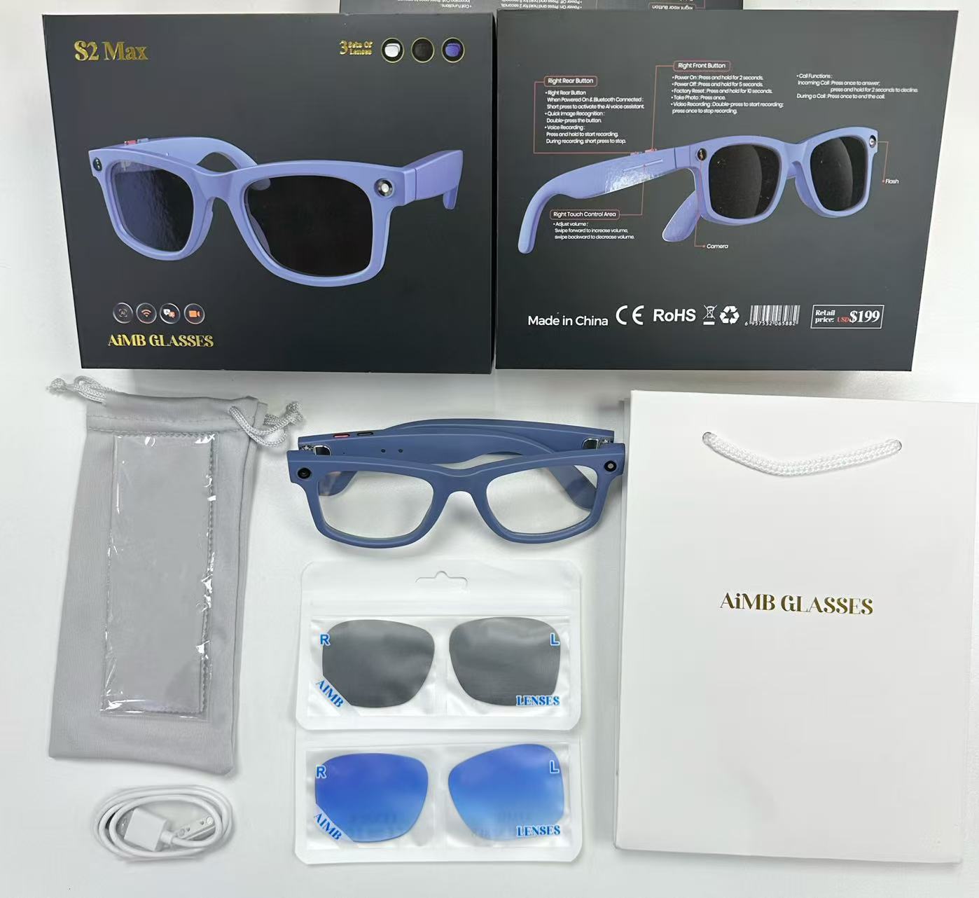 AIMB-S2 (azul, 3 lentes)