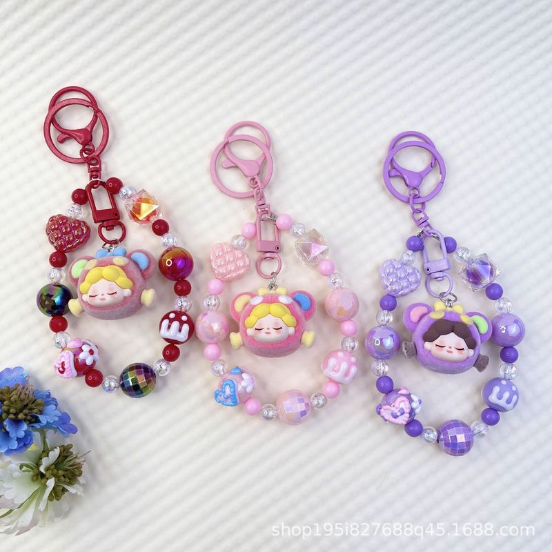 新しい植毛木製マラブブ人気のかわいい携帯電話チェーンキーホルダーバッグ人形ペンダントアクセサリー卸売|undefined
