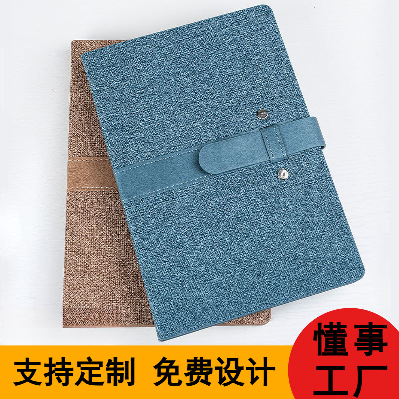Cuaderno de tela de negocios personalizado a5 cuaderno grueso cuaderno retro de alto nivel cuaderno de mano papelería al por mayor