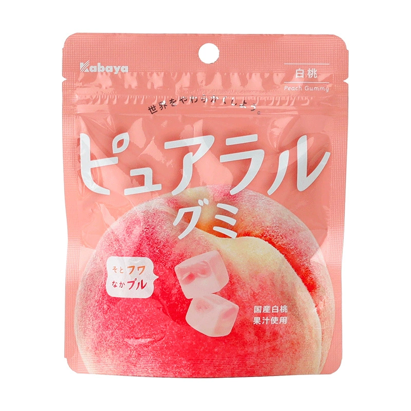 Japan imported kabaya Kaba also white peach green ticked fruit juice sandwiches high -face value net red fruit QQ sugar