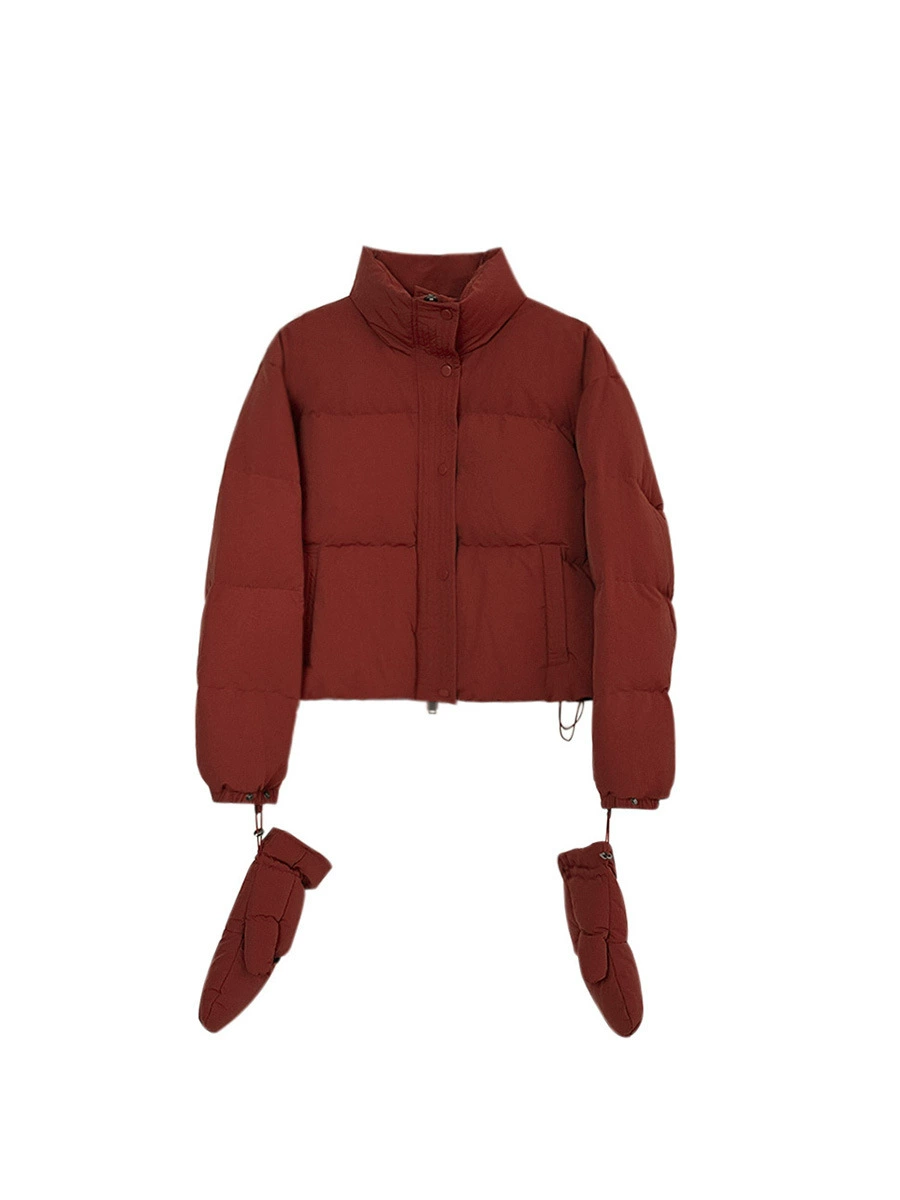 Winter down jacket, gloves, Korean style, oversize