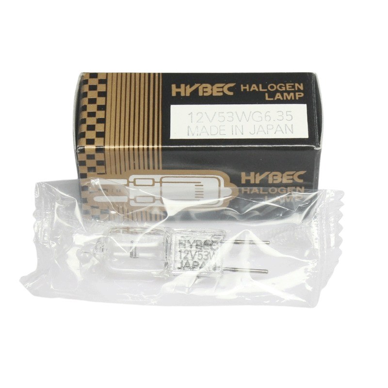 HYBEC (MIYAKAWA) JC 12V 53W G6.35 Tungsten Lamp (Japan)