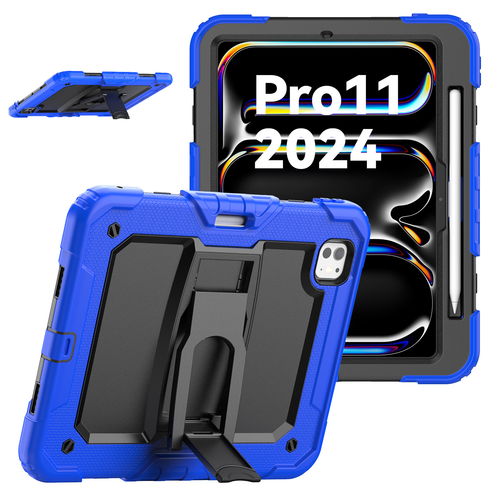 iPad Pro2024 nueva cubierta plana de silicona air6 manzana cubierta 11 pulgadas soporte anti-caída y anti-flexión