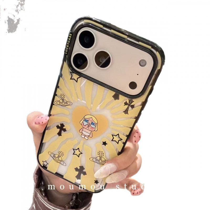 可爱卡通十字架哭娃适用iPhone17promax苹果16手机壳15新款14防摔|undefined