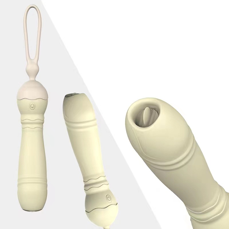 Tongue-Licking Couples Vibrator with Wearable Design and Body-Wave Stimulation — detail image 6