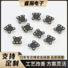 定制5PIN连接器镀金触点大电流3C智能设备专用pogopin智能穿戴