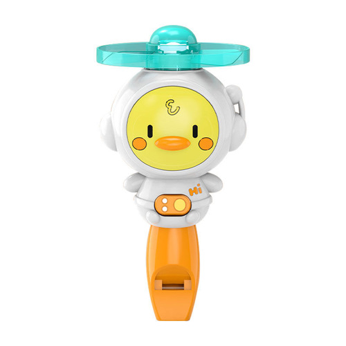 Luminous bamboo helicopter gyroscopic gun whistle flying disc projectile rotating gyroscopic flying disc outdoor children's toys factory wholesale 