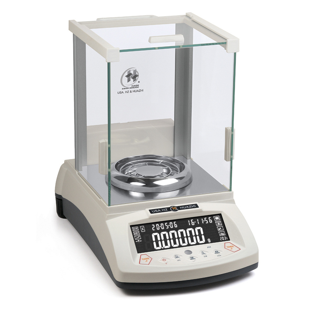 华志电子分析天平 HZ-104/35S双量程内校十万分之一0.00001级