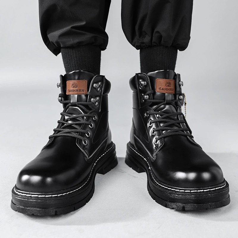 Ботинки мужские Martens демисезонные нескользящие износостойкие в английском стиле