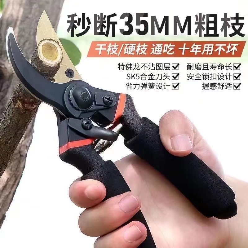 sk5果枝剪修枝树枝大号果树剪粗枝剪家用园林剪强力花木省力剪