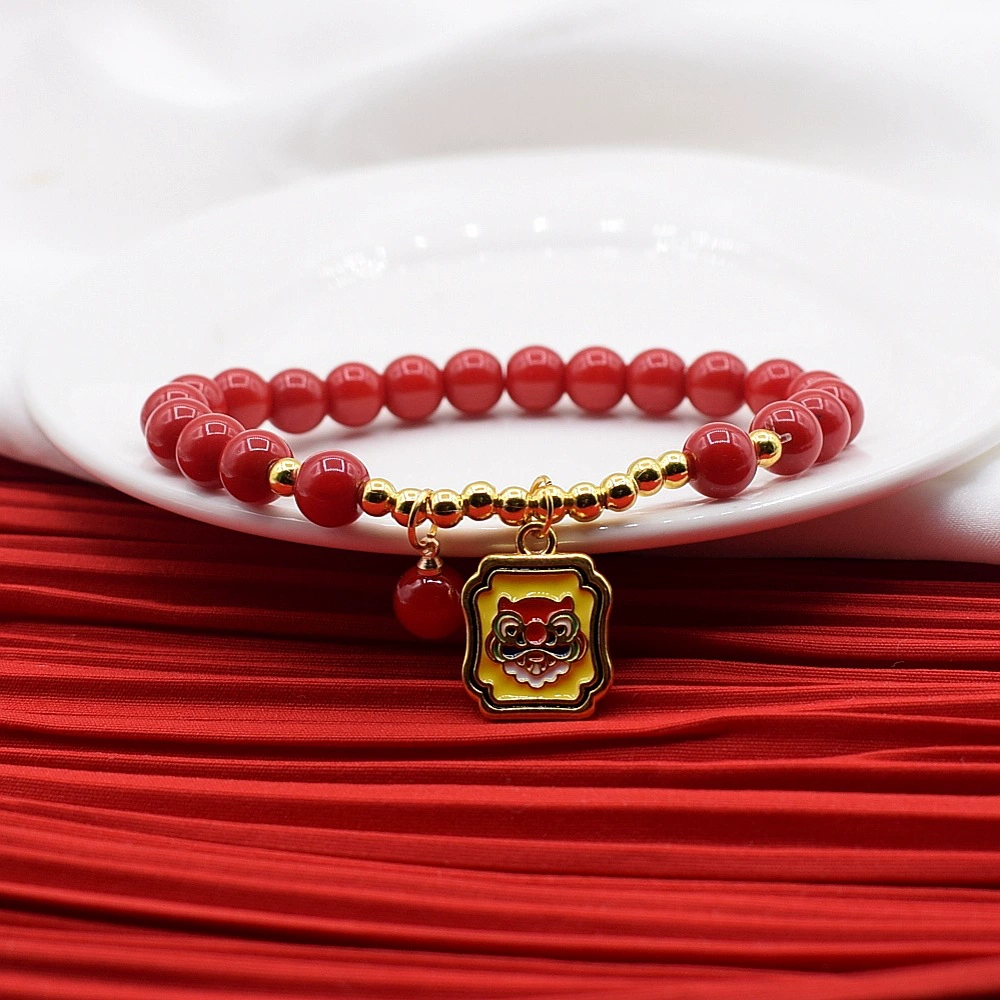 Ювелирный набор — стеклянное кулон‑колье, красная верёвочная bracelet и серьги, образец 925 серебра, сплав+стекло