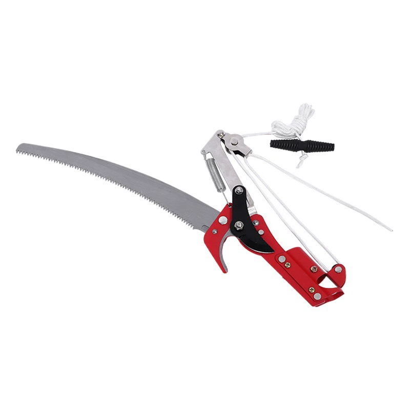 Высокие ножницы для веток 2 в 1 пила Высокие ножницы для веток Телескопический шкив нейлоновая веревка фруктовая ветка грубые ножницы для веток садовые ножницы для обрезки высоких веток